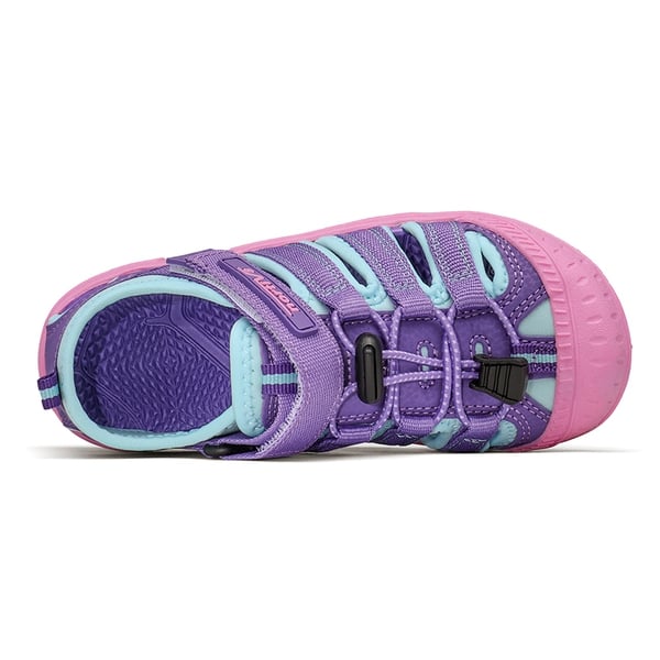 Kids Closed Toe Athletic Outdoor Sandals - PURPLE BLUE - 2